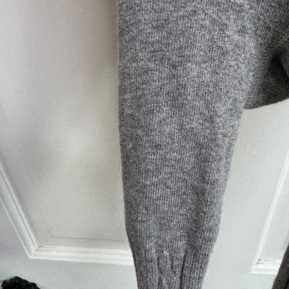 12-24M Girls Stylish Gray Knit Baby Stockings